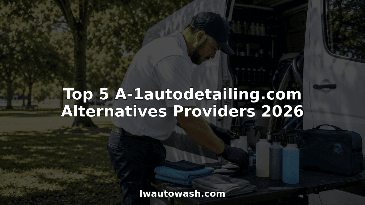 Top 5 A-1autodetailing.com Alternatives Providers 2026