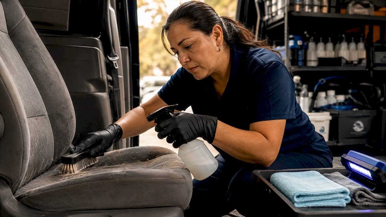 How Detailers Restore Pet-Damaged Upholstery