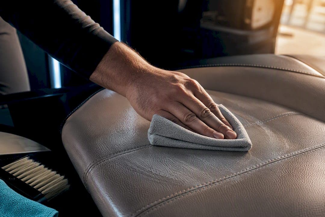 Cool the Seat First: Remove Sunscreen From Leather in 2–4 Light Passes